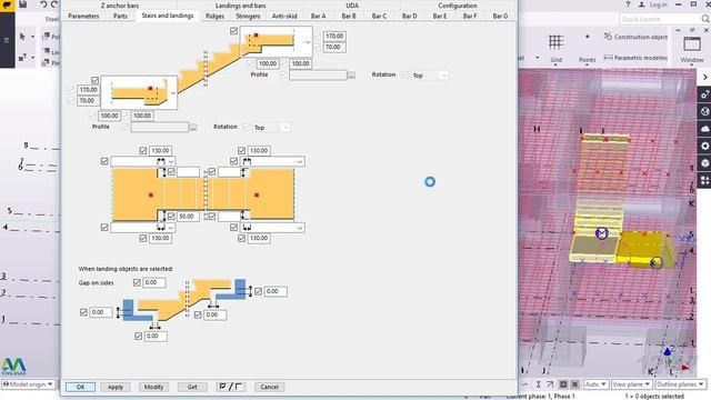 How to Set-up and Create Staircase for RC Buildings | Tekla Structures