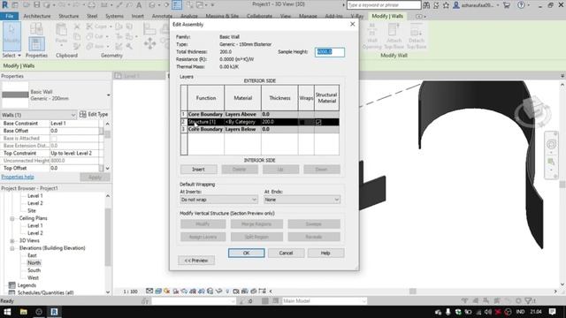 Revit Tutorial - Basic Wall in Revit Part 1 (Tutorial Dinding di Revit Bahasa Indonesia)