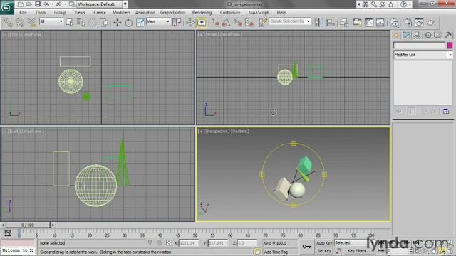 3DS max tutorial | Interface : Navigation