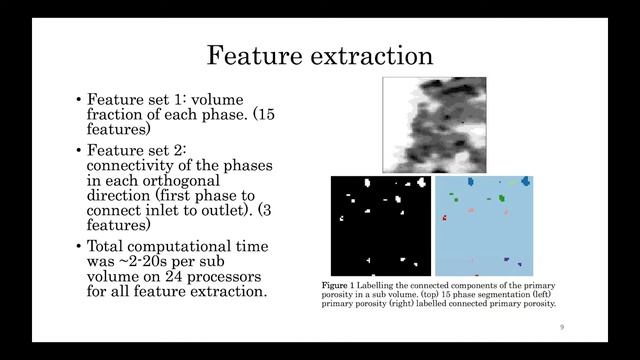 Upscaling the porosity–permeability relationship of a microporous carbonate with machine learning