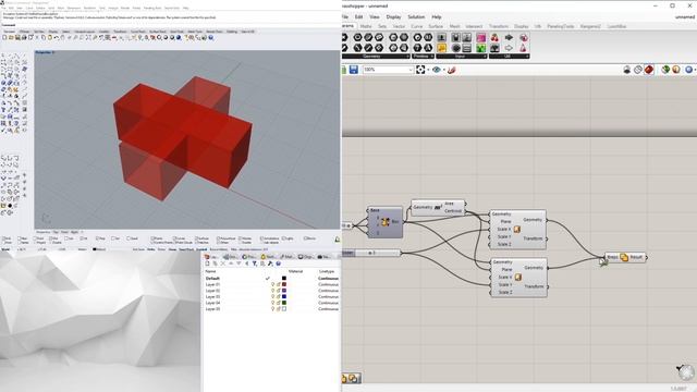 Rhino 6 and Grasshopper Merge All Faces Quick Lesson