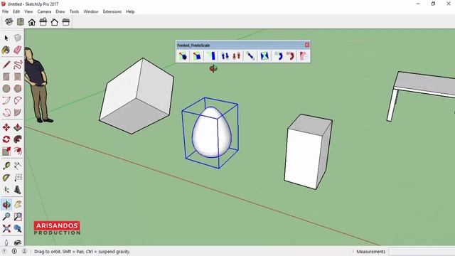 Fredo Scale - Fungsi dan Cara Pemakaian yang Benar di Sketchup