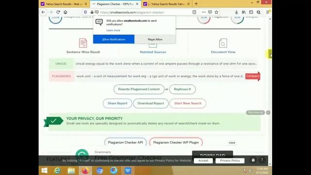 How to check copyrighted content  || plagiarism checker