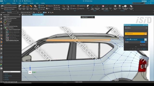 Siemens NX - Subdivision Modeling of Suzuki Ignis