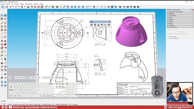 Workshop Sketchup 2021 - Práctica modelado 3D