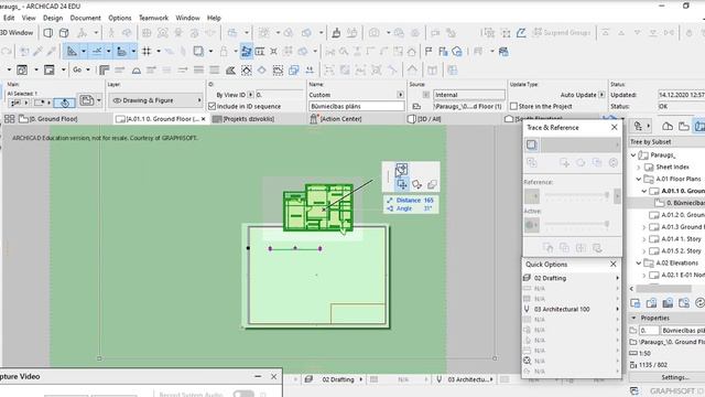 Archicad 24 - Noformēšana uz lapas 02