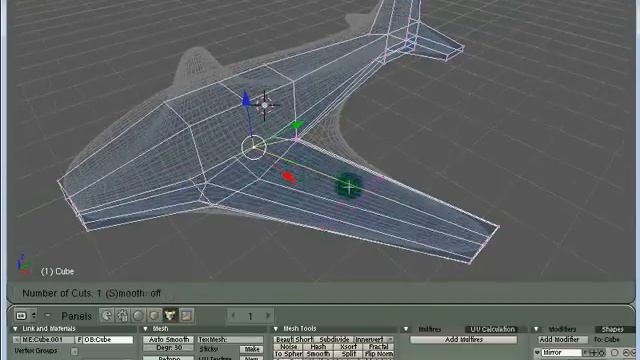 Blender Simple Airplane Modeling Tutorial Part 2of2