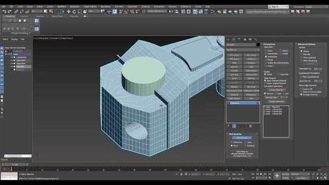 Topology Hard Surface: Retopology for Kitbash Library Modeling In 3ds Max #22 || N°_213