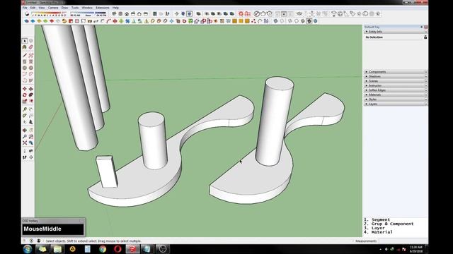 SketchUp Tutorial - Cara membuat model sketchup tidak berat