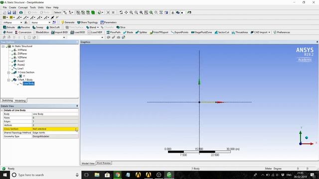 Simpe I-section numerical on ansys || ANSYS tutorials || 2019