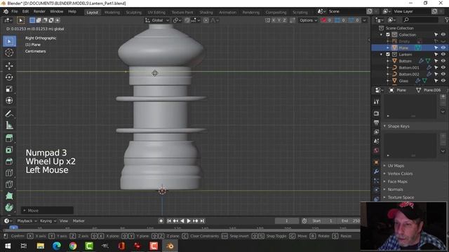 BLENDER 2.8: Modeling a Lantern (Part 1)