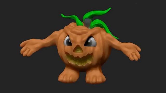 Pumpkin Toon 3D model from CGTrader.com