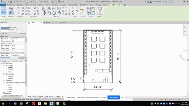 Revit  |  5 Roof and Hide element