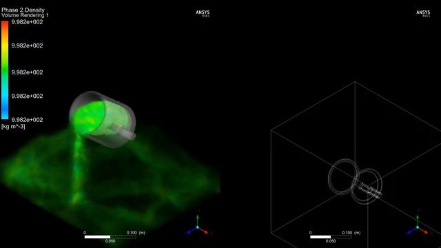 ANSYS Fluent Water Pouring