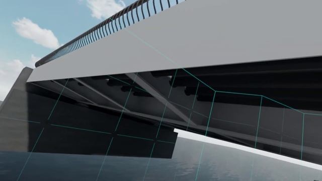 HTC Vive Virtual Reality model of bridge opening with Autodesk 3dsMax Interactive