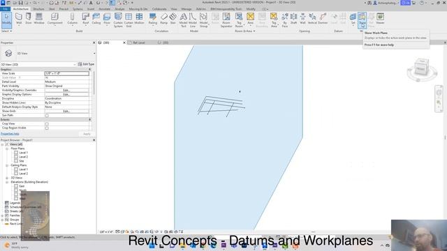 Revit Concepts   Datums and Workspaces