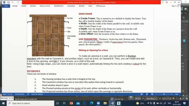 3ds max-06 doors and windows