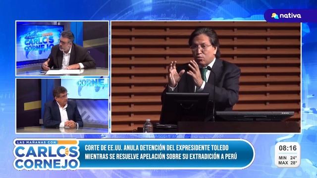 🔴 Anulan detención de Alejandro Toledo mientras se resuelve apelación sobre extradición a Perú