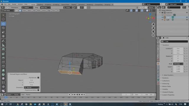 Blender create cartoon hand using subdivision surface modifier