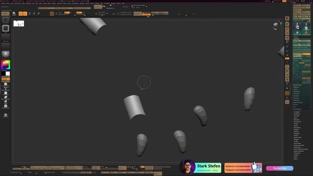 ZBRUSH BASIC SCULPTING BLOCKING TUTORIAL *BIRD 3D MODEL *
