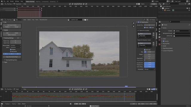 Blender VFX: How to Stabilize Shaky Footage