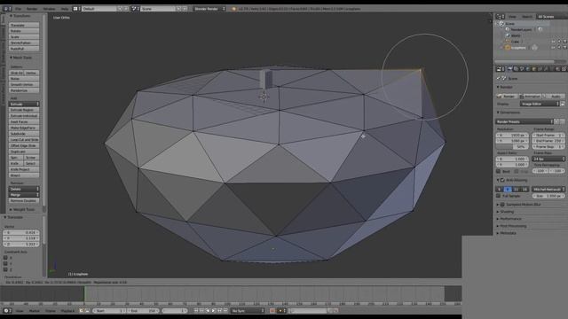 Modelling a Floating Island - Blender