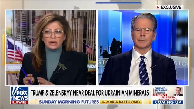 23.02.2025 министр финансов США Бессент о сделке с Украиной