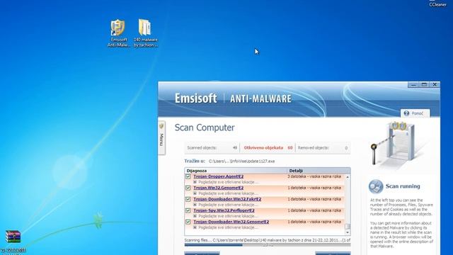 Avast 6 & EAM 6 - OnDemand 140 malware scan