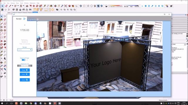 Brighter3D HDR rendering tutorial for SketchUp forum