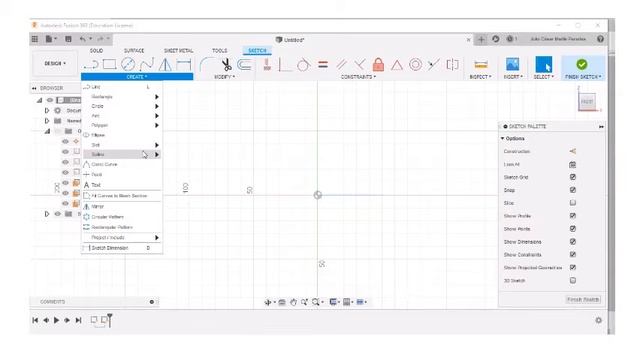 Sweep in Fusion 360
