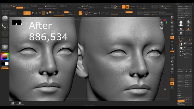 Zbrush for 3D Printing /3D프린팅을 위한 지브러쉬/Decimation/디테일유지하고 용량줄이기