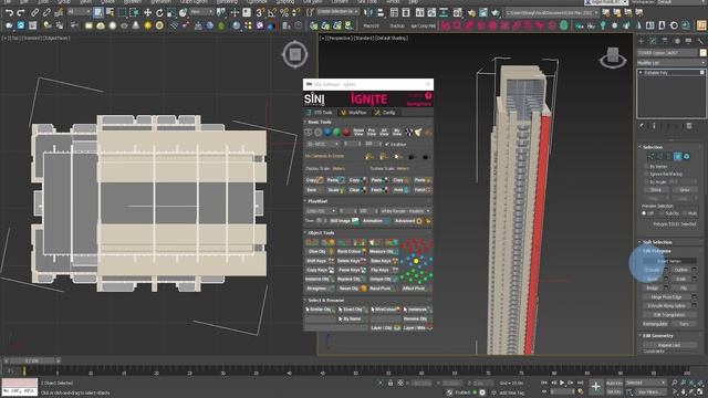 Temporarily straighten objects in 3ds Max