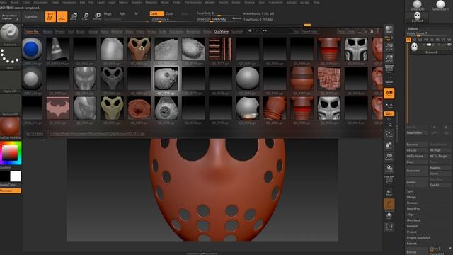 ZBrush Beginner Tutorial - Creating Masks using Masking Extraction and Polypaint with tips