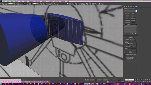 3D UAV RQ-1B modeling and rendering tutorial 3ds max 6: model the prop