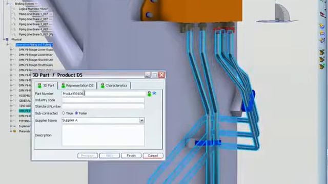 CATIA V6   Fluidics design   CATIA Generative Piping   Tubing product   YouTube