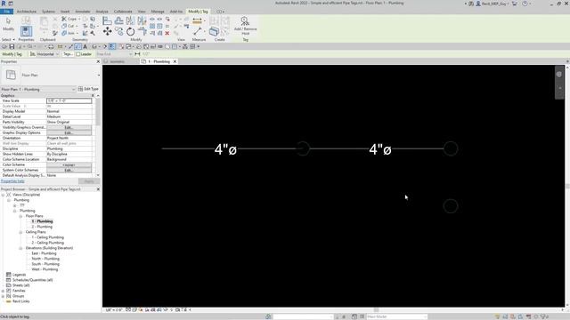 Create EASY and SIMPLE Pipe Tags in Revit MEP