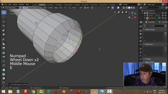 Blender: Modeling a Stethoscope in Blender 2.8
