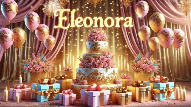 Happy Birthday Song for Eleonora |С Днем Рождения Элеонора