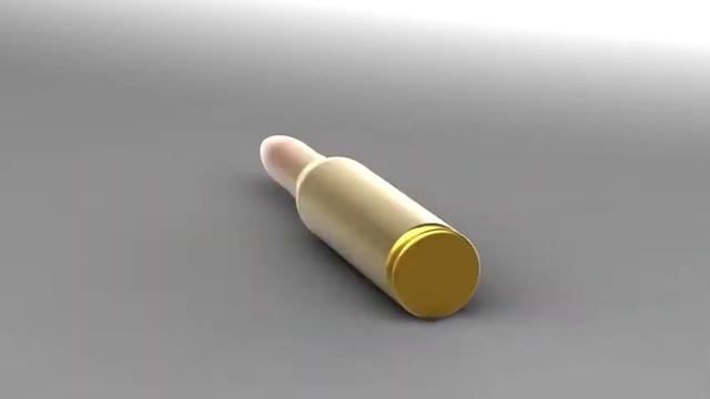 Keyshot 2 Render Turntable Solidworks Bullet HD Test