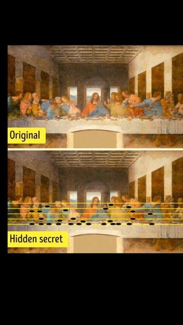 #shorts Hidden Melody inside the famous painting "The Last Supper" 😱😱 #youtubeshorts #shortvideo