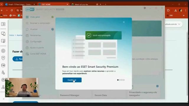 Instalando o antivírus da ESET (Home Users)