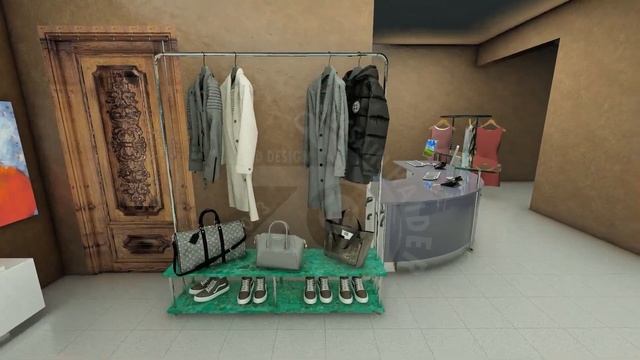 American Apparel -3D Model Design in/// Blender 3.4 // MAX 2023 // OBJ // FBX // Lumion12