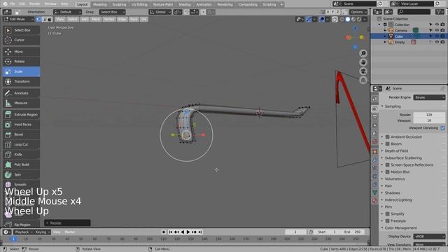 Modeling a crowbar - Blender Tutorial