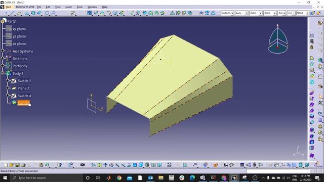 Catia V5 Advanced Tip 1:  Blend Coupling