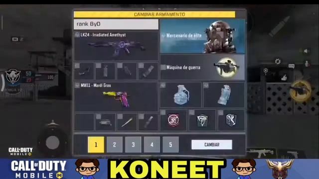 LK-24 Irradiated Amethyst | Call Of Duty Mobile CODM | KONEET