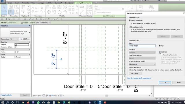 Revit Door Family