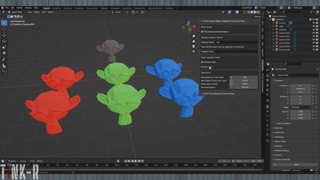 T1nk-R's Custom Object Properties Blender Add-on Tutorial