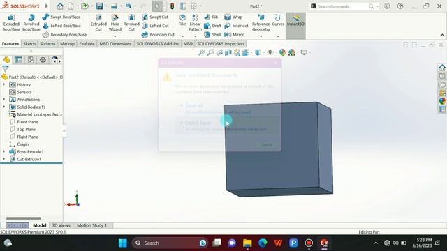 SOLIDWORKS 3D CAD Basic Tutorial #2 | Engineering Drawing | Bangla | Beginners