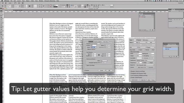 Adobe InDesign - From sketch to grid-based layout - Sketch and initial grid [Part 2]