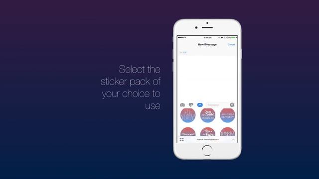 How to enable a iMessage sticker pack provided by an app in iOS10
